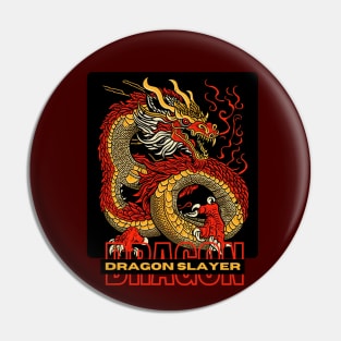 year of dragon 2024 - Dragon Slayer Pin