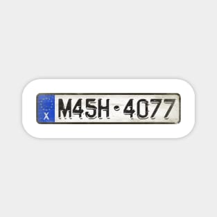 Mash 4077 - License Plate Magnet