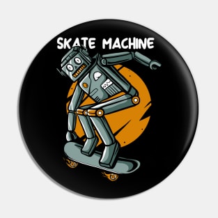 skate machine Pin