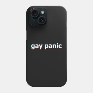 gay panic - glitch Phone Case