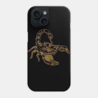 Gold Scorpion Phone Case