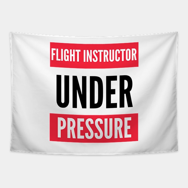 Flight Instructor Under Pressure Tapestry by Jetmike