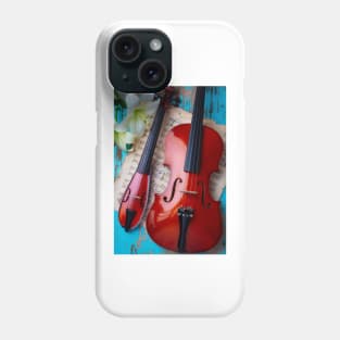 Pocket Violin And Full Size Violin Still life Phone Case