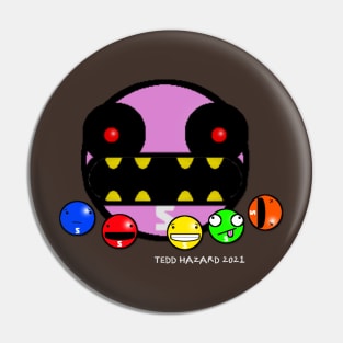 Total Crap Rainbow Gang Shirt Pin