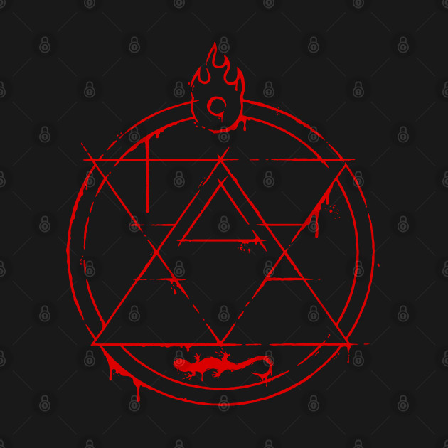 Carved Flame Alchemist Symbol by R-evolution_GFX