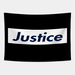 SUPER JUSTICE LOGO Tapestry