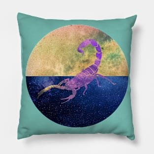 Watercolor Scorpius Pillow