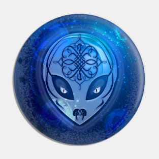 Blue Alien Dream Pin