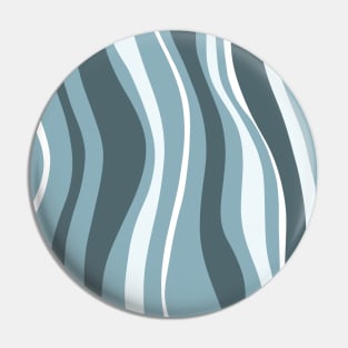 Abstract Retro Groovy Lines Pin