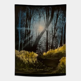 Golden Rays of Sunlight Tapestry