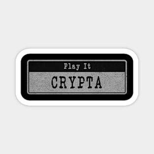 Crypta // Vintage Fanart Magnet