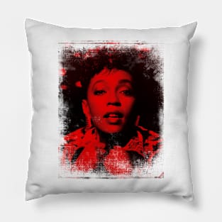 red vintage Rapture Pillow