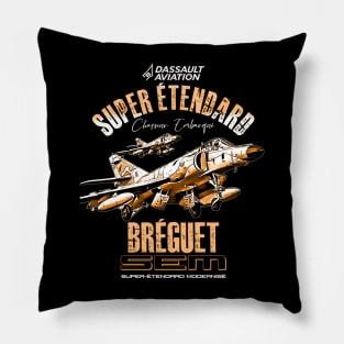 Dassault-Bréguet Super Étendard French Fighter Jet Pillow