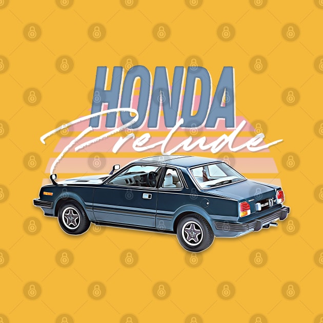 1st Gen Honda Prelude / Retro Gift Design by DankFutura