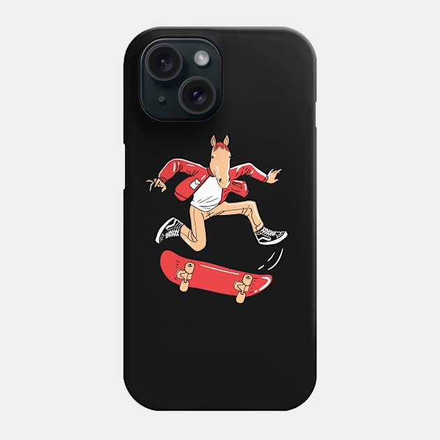 Skate Horse Phone Case by jayaadiprastya