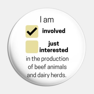 Involved Beef and Diary Network Pin