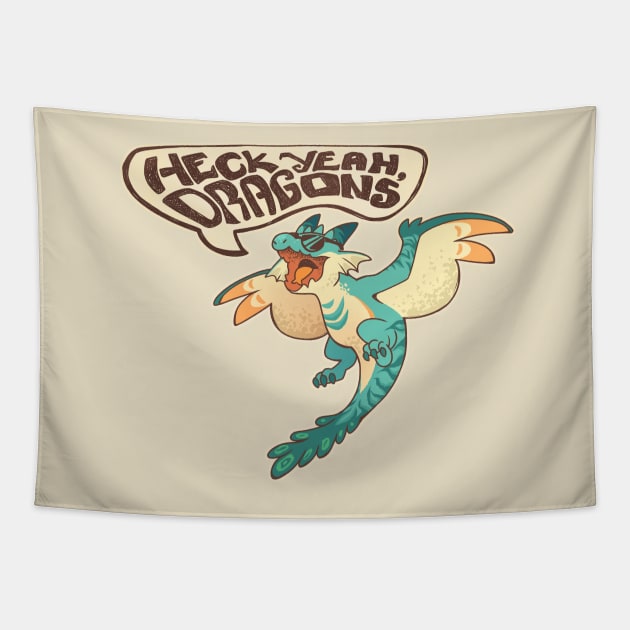 Heck yeah boy Tapestry by Colordrilos