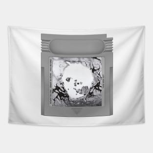 A Moon Shaped Pool Game Cartridge Tapestry