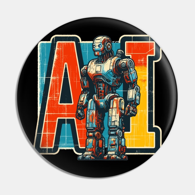 Artificial Intelligence Pin by Vehicles-Art