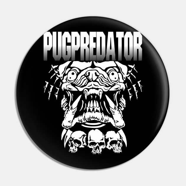 Pug Predator Pin by pontosix