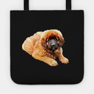 Leonberger Fluffy Puppy Dog Tote