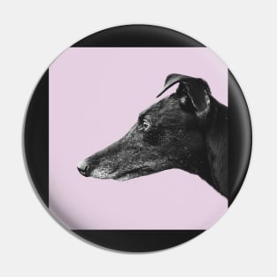 Greyhound Profile Design Pin