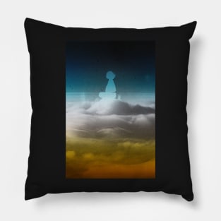 cloud rider Pillow