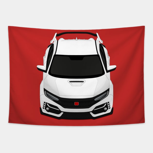 Civic type R White Tapestry by VENZ0LIC