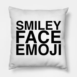 Smiley Face Emoji Pillow