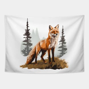 Forest Foxes Tapestry