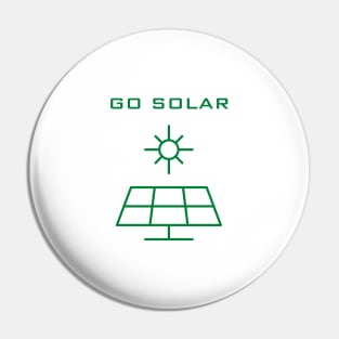 Go Solar Pin