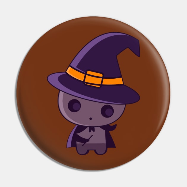 Cute Halloween Character Pin by Rockave Design