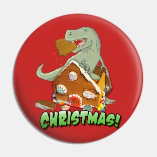 Christmas T-Rex Attack! Pin