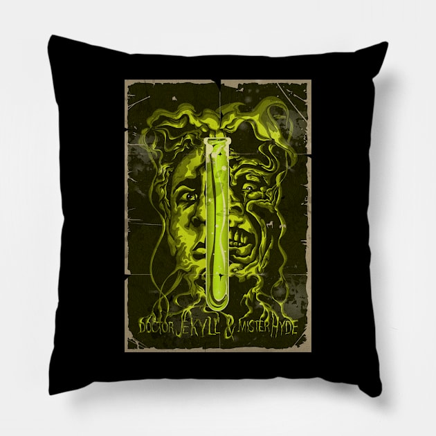 Doctor Jekyll and Mister Hyde, hejk81 Pillow by HEJK81