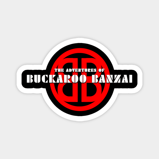 Buckaroo Banzai - Single Logo Magnet by BigOrangeShirtShop