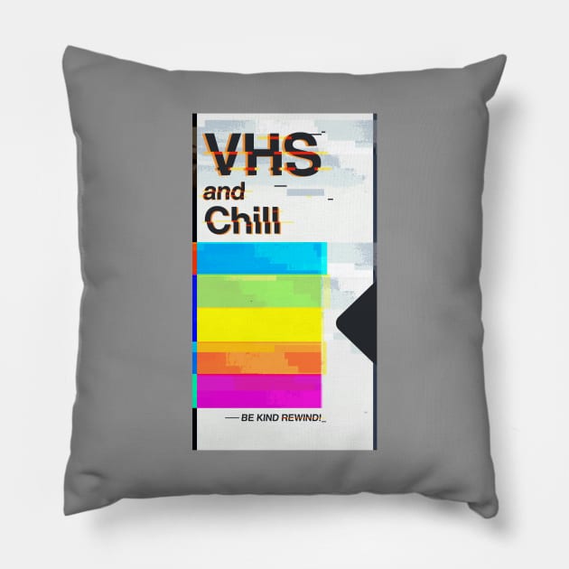 VHS and Chill Pillow by JanaMis