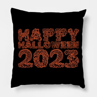 Happy Halloween 2023 - ORANGE Pillow