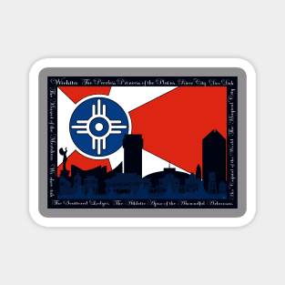 Wichita  - Front & Back Design Magnet