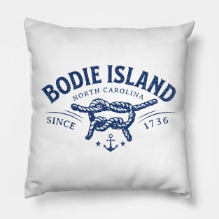 Bodie Island, NC Beach Knot Summer Vacation Pillow