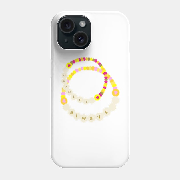 Forever & Always Friendship Bracelet Phone Case by canderson13