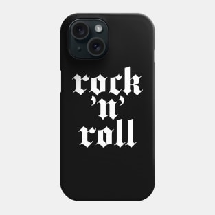 rock n roll logo Phone Case