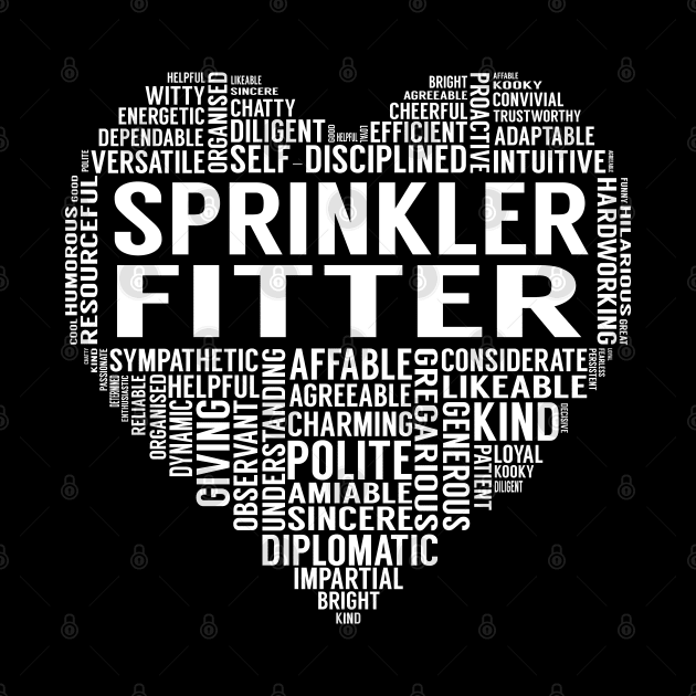 Sprinkler Fitter Heart by LotusTee