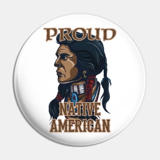 Proud Native American Pin