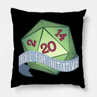 D20 Dice Natural Twenty Roll for Inniative Pillow