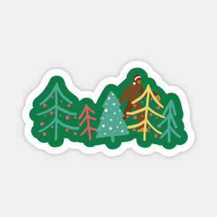 Bigfoot's Wintry Wonderland Magnet