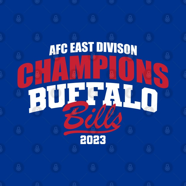 Bills 2023 AFC East Champs by Nagorniak