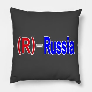 (R) = Russia - Republicans = Russian Assests - Back Pillow