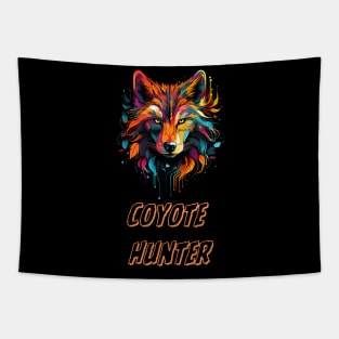 Coyote hunting Tapestry