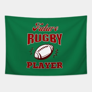 Future Rugby Player Tapestry