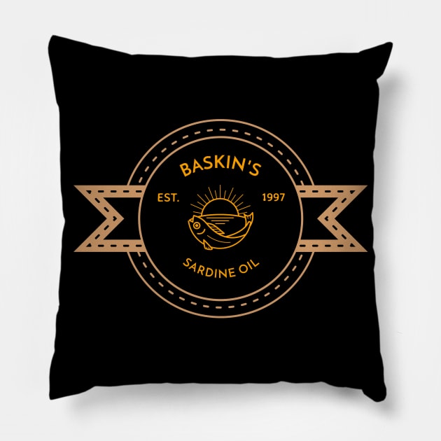 Baskin's Sardine Oil Pillow by My Tribe Apparel